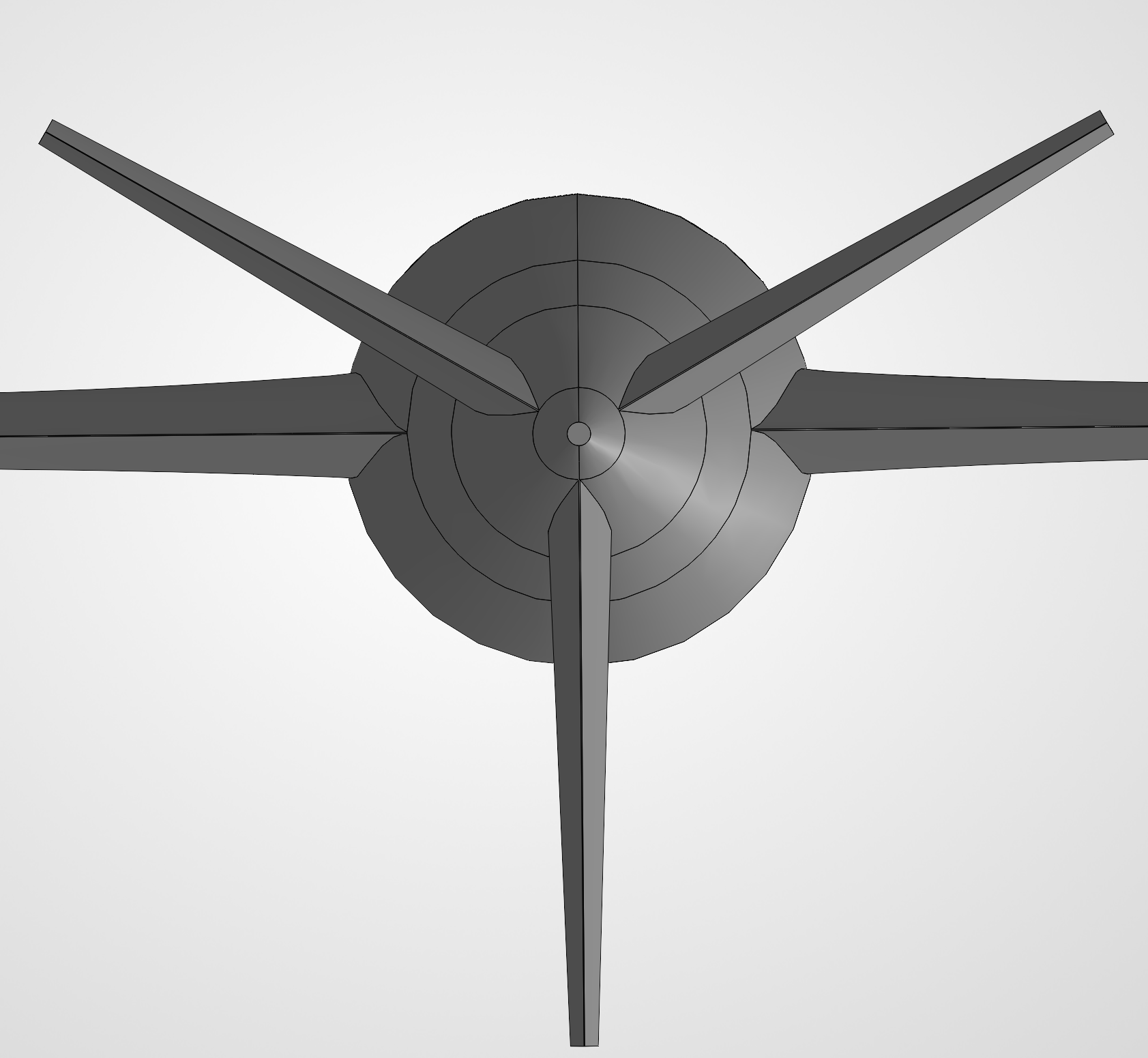 Theta platform CAD — front view