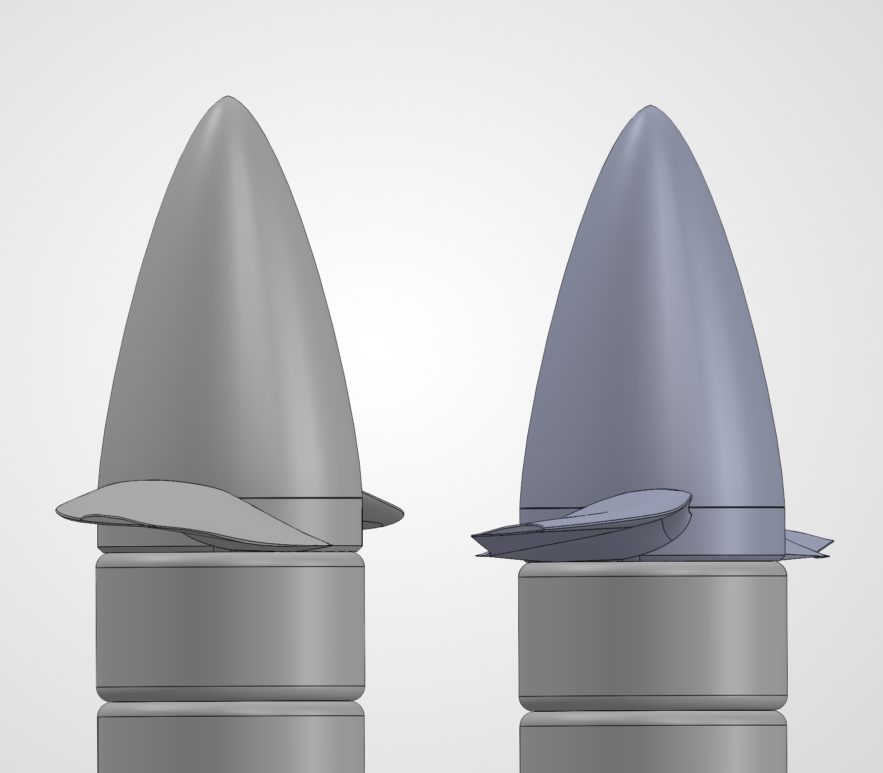 Theta platform nose assembly